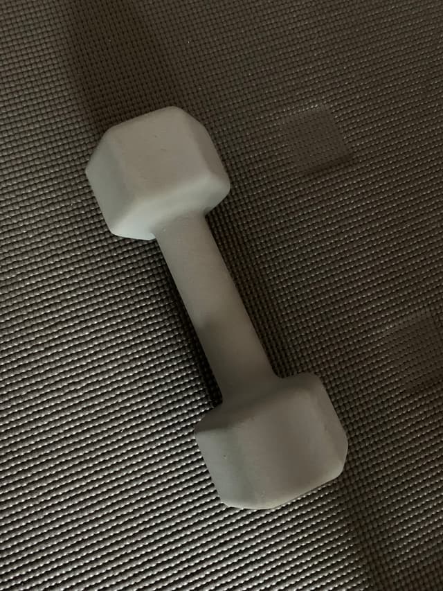 Neoprene-coated hex dumbbell